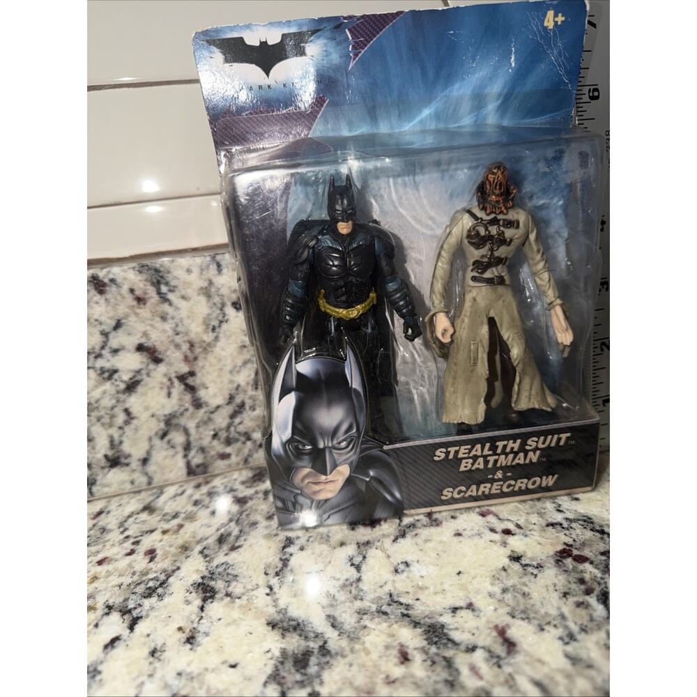 Mattel DC Stealth Suit Batman Scarecrow Figure Set M9575 Used N Pack Dark Knight